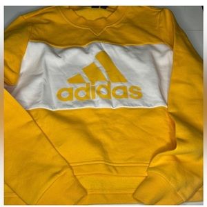 ✨ADIDAS SWEATSHIRT YELLOW& WHITE